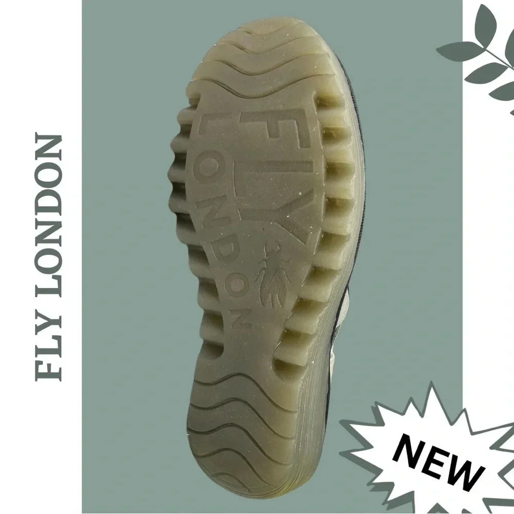 Fly  London Yuba Open Toe
Sandal Wedge 385 Borgogna
Silver Size 9 - 9.5 US 40 Eu - Picture 4 of 8